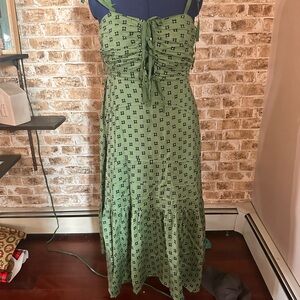 Free People Palma Printed Midi Dress